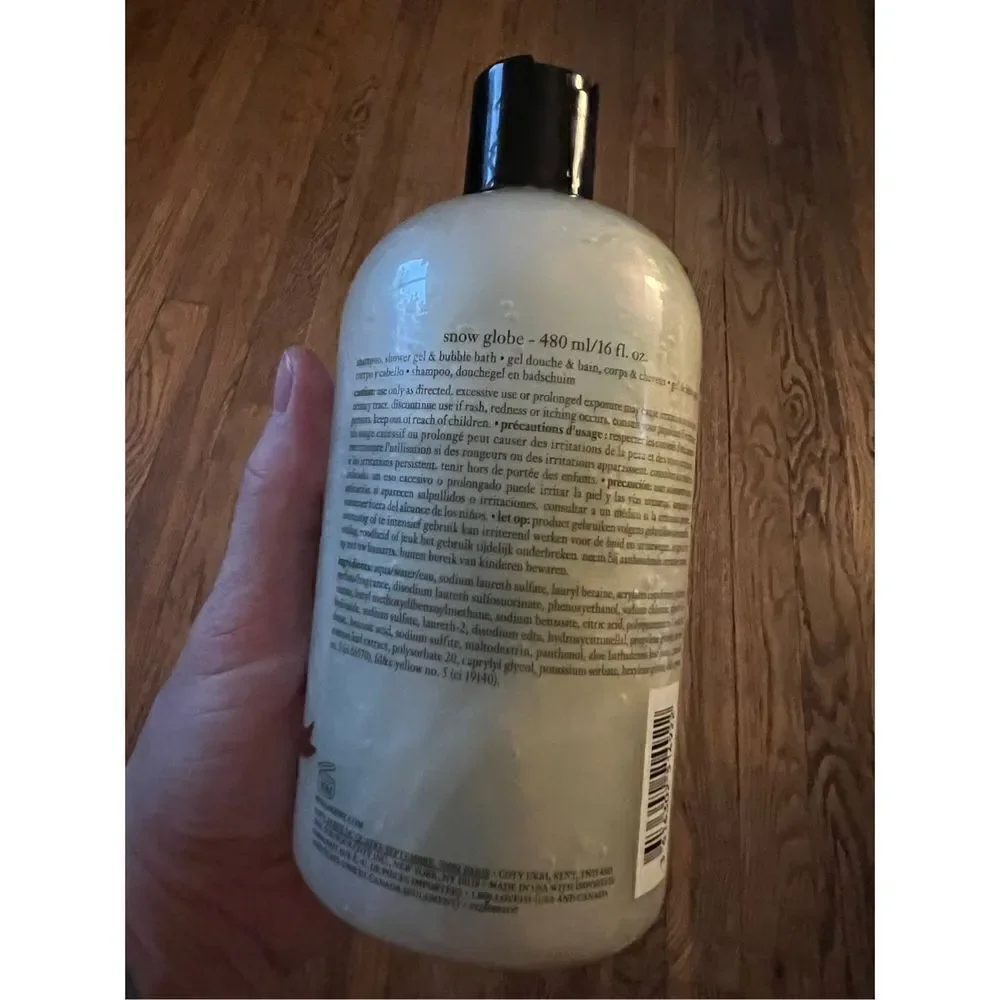 Philosophy Snow Glabe Shampoo/Shower Gel/Bubble Barh 16oz